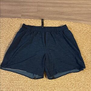 Lululemon Men’s Dark Blue Athletic Shorts size Large.
